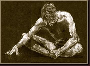 sketch nude man